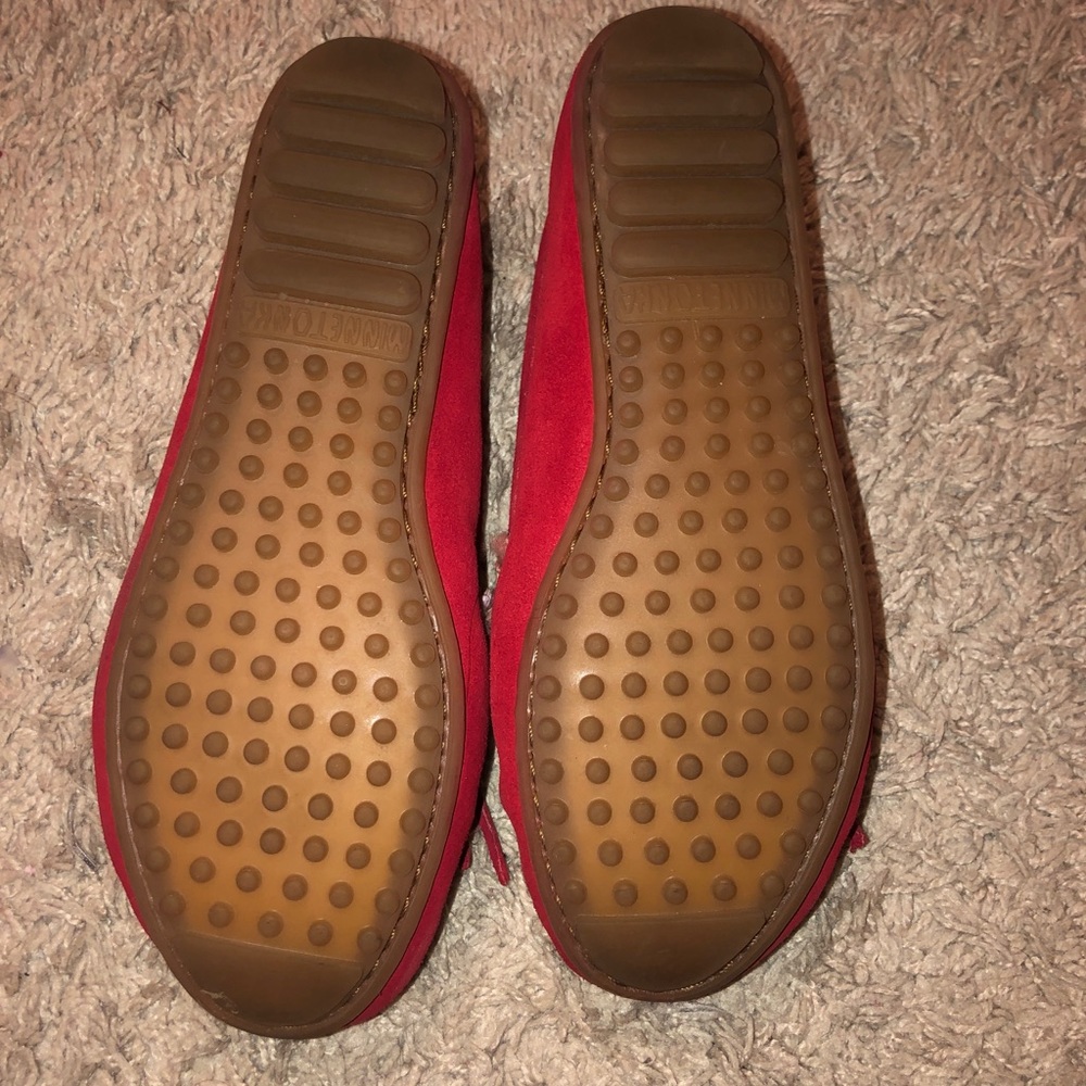 RED MINNETONKA LOAFERS - Picture 5 of 5